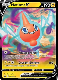 Carte Motisma V de l'extension Promo SWSH, numéro SWSH257/307