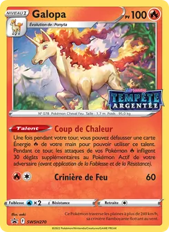 Carte Galopa de l'extension Promo SWSH, numéro SWSH270/307