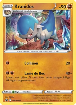 Carte Kranidos de l'extension Promo SWSH, numéro SWSH274/307