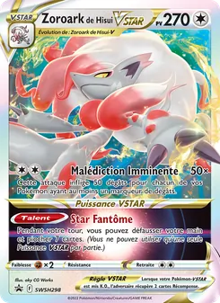 Carte Zoroark de Hisui VSTAR de l'extension Promo SWSH, numéro SWSH298/307