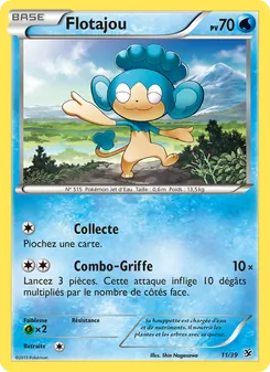 Carte Flotajou de l'extension Bienvenue à Kalos, numéro 11/39