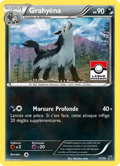 Carte Grahyèna de l'extension Bienvenue à Kalos, numéro 17/39