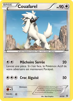 Carte Couafarel de l'extension Bienvenue à Kalos, numéro 32/39