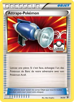 Carte Attrape-Pokémon de l'extension Bienvenue à Kalos, numéro 36/39
