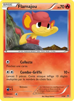 Carte Flamajou de l'extension Bienvenue à Kalos, numéro 7/39