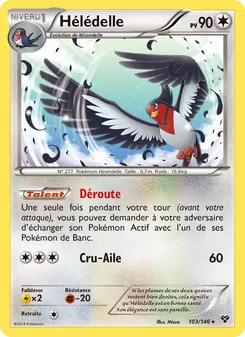 Carte Hélédelle de l'extension XY, numéro 103/146