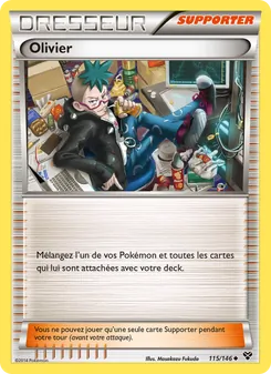 Carte Olivier de l'extension XY, numéro 115/146