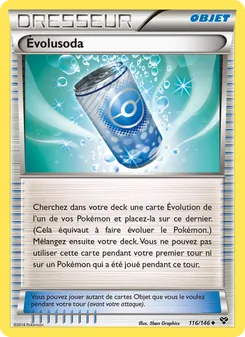 Carte Évolusoda de l'extension XY, numéro 116/146