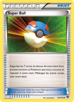 Carte Super Ball de l'extension XY, numéro 118/146