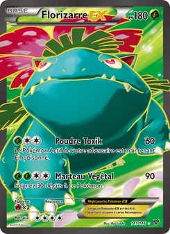Carte Florizarre EX de l'extension XY, numéro 141/146