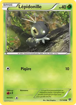 Carte Lépidonille de l'extension XY, numéro 15/146