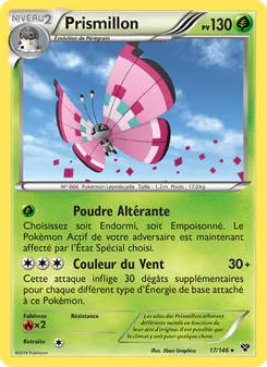Carte Prismillon de l'extension XY, numéro 17/146