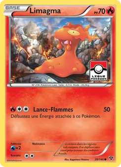 Carte Limagma de l'extension XY, numéro 20/146