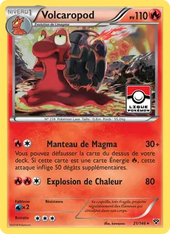 Carte Volcaropod de l'extension XY, numéro 21/146