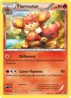 Carte Flamoutan de l'extension XY, numéro 23/146