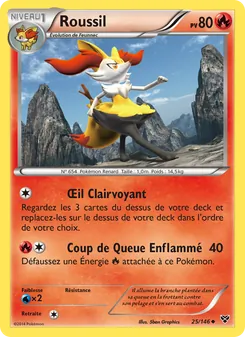 Carte Roussil de l'extension XY, numéro 25/146
