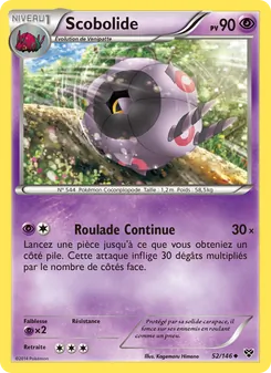 Carte Scobolide de l'extension XY, numéro 52/146