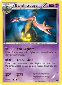 Carte Banshitrouye de l'extension XY, numéro 57/146
