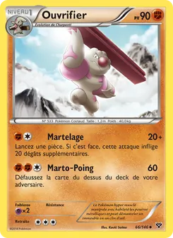 Carte Ouvrifier de l'extension XY, numéro 66/146