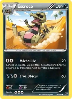 Carte Escroco de l'extension XY, numéro 70/146