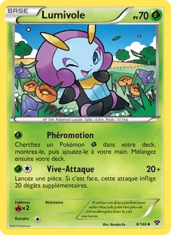 Carte Lumivole de l'extension XY, numéro 9/146