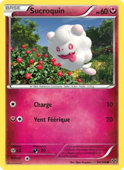 Carte Sucroquin de l'extension XY, numéro 94/146