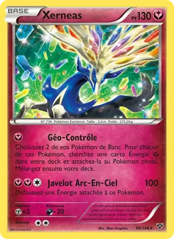 Carte Xerneas de l'extension XY, numéro 96/146