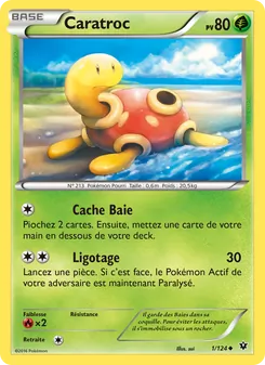 Carte Caratroc de l'extension Impact des Destins, numéro 1/124