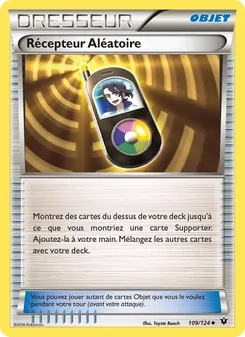 Carte Récepteur Aléatoire de l'extension Impact des Destins, numéro 109/124