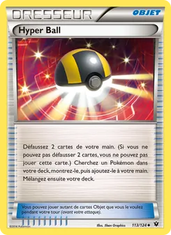 Carte Hyper Ball de l'extension Impact des Destins, numéro 113/124
