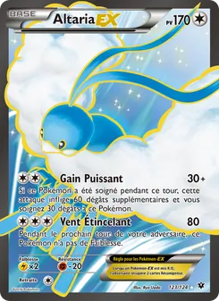 Carte Altaria EX de l'extension Impact des Destins, numéro 123/124