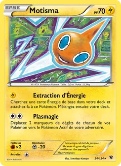 Carte Motisma de l'extension Impact des Destins, numéro 24/124