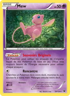Carte Mew de l'extension Impact des Destins, numéro 29/124