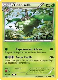 Carte Cheniselle de l'extension Impact des Destins, numéro 3/124