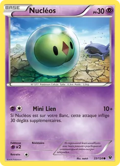 Carte Nucléos de l'extension Impact des Destins, numéro 33/124