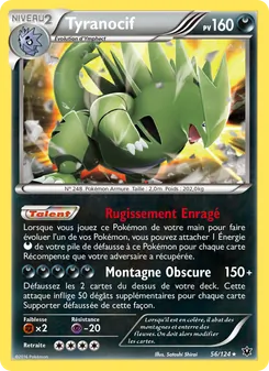 Carte Tyranocif de l'extension Impact des Destins, numéro 56/124
