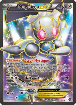 Carte Magearna EX de l'extension Offensive Vapeur, numéro 110/114