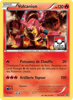 Carte Volcanion de l'extension Offensive Vapeur, numéro 25/114