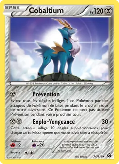 Carte Cobaltium de l'extension Offensive Vapeur, numéro 74/114