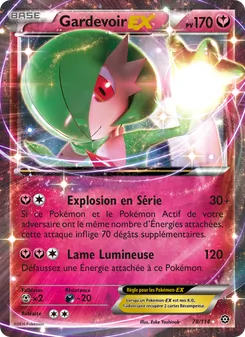 Carte Gardevoir EX de l'extension Offensive Vapeur, numéro 78/114