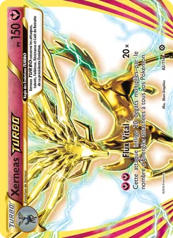 Carte Xerneas TURBO de l'extension Offensive Vapeur, numéro 82/114