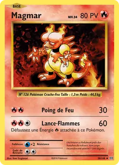 Carte Magmar de l'extension Évolutions, numéro 20/108