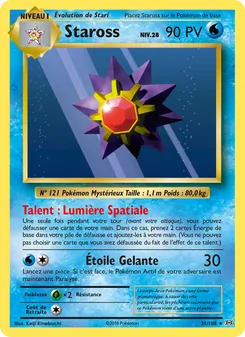 Carte Staross de l'extension Évolutions, numéro 31/108