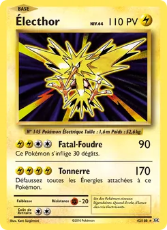Carte Électhor de l'extension Évolutions, numéro 42/108