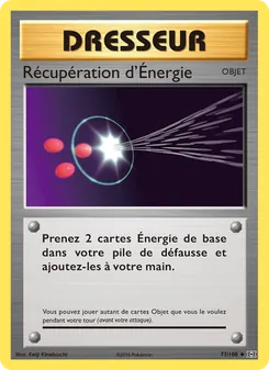 Carte Récupération d'Énergie de l'extension Évolutions, numéro 77/108