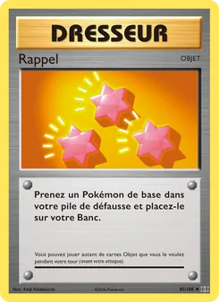 Carte Rappel de l'extension Évolutions, numéro 85/108