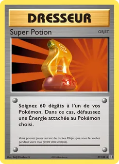 Carte Super Potion de l'extension Évolutions, numéro 87/108