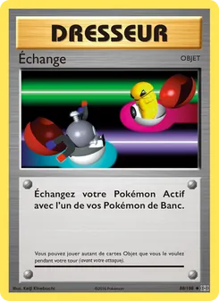 Carte Échange de l'extension Évolutions, numéro 88/108