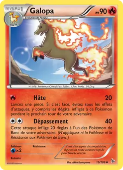 Carte Galopa de l'extension Étincelles, numéro 15/106