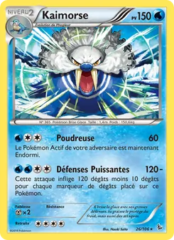 Carte Kaimorse de l'extension Étincelles, numéro 26/106